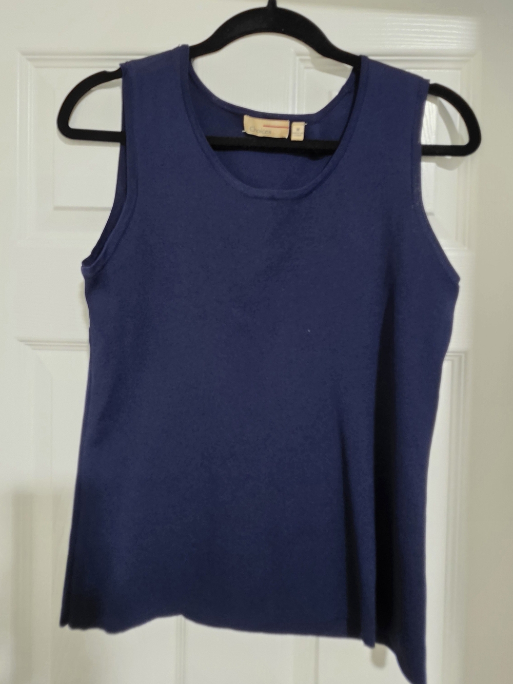 Choices Navy Sleeveless Tank Top